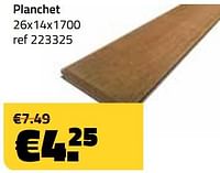 Hardhout producten in uitverkoop planchet-Huismerk - Bouwcenter Frans Vlaeminck