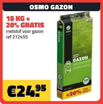 Promoties Osmo gazon - Osmo - Geldig van 01/03/2024 tot 31/03/2024 bij Bouwcenter Frans Vlaeminck
