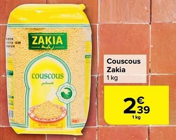 Promoties Couscous zakia - Zakia - Geldig van 28/02/2024 tot 18/03/2024 bij Carrefour
