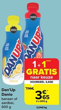 Promoties Dan’up danio banaan of aardbei - Danio - Geldig van 28/02/2024 tot 18/03/2024 bij Carrefour