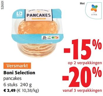 Promoties Boni selection pancakes - Boni - Geldig van 28/02/2024 tot 12/03/2024 bij Colruyt