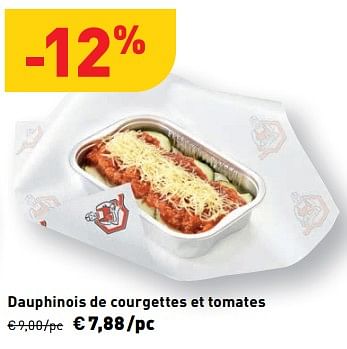 Promotions Dauphinois de courgettes et tomates - Produit maison - Renmans - Valide de 01/03/2024 à 07/03/2024 chez Renmans