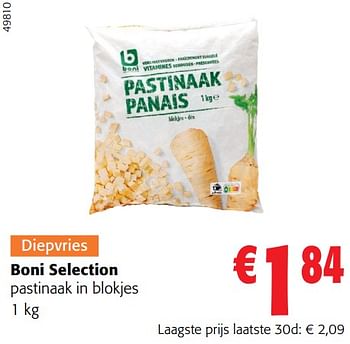 Promoties Boni selection pastinaak in blokjes - Boni - Geldig van 28/02/2024 tot 12/03/2024 bij Colruyt