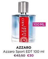Promoties Azzaro azzaro sport edt - Azzaro - Geldig van 04/03/2024 tot 31/03/2024 bij ICI PARIS XL