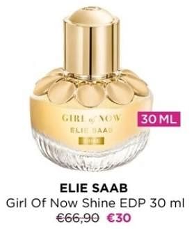 Promotions Elie saab girl of now shine edp - Elie Saab - Valide de 04/03/2024 à 31/03/2024 chez ICI PARIS XL