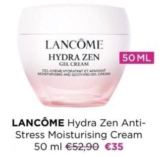 Promoties Lancôme hydra zen anti- stress moisturising cream - Lancome - Geldig van 04/03/2024 tot 31/03/2024 bij ICI PARIS XL