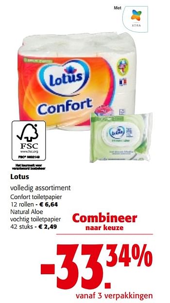 Promoties Lotus volledig assortiment - Lotus Nalys - Geldig van 28/02/2024 tot 12/03/2024 bij Colruyt