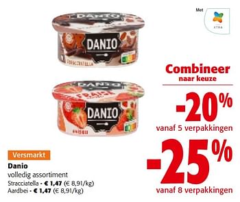 Promoties Danio volledig assortiment - Danio - Geldig van 28/02/2024 tot 12/03/2024 bij Colruyt