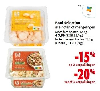 Promoties Boni selection alle noten of mengelingen - Boni - Geldig van 28/02/2024 tot 12/03/2024 bij Colruyt