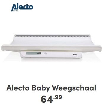 Promoties Alecto baby weegschaal - Alecto - Geldig van 01/03/2024 tot 09/03/2024 bij Baby & Tiener Megastore