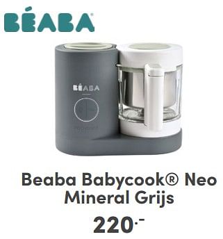 Promoties Beaba babycook neo mineral grijs - Beaba - Geldig van 01/03/2024 tot 09/03/2024 bij Baby & Tiener Megastore