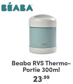 Promoties Beaba rvs thermoportie - Beaba - Geldig van 01/03/2024 tot 09/03/2024 bij Baby & Tiener Megastore