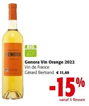 Promoties Genora vin orange 2022 vin de france - Witte wijnen - Geldig van 28/02/2024 tot 12/03/2024 bij Colruyt