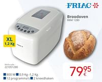 Friac broodoven bbm 1280-Friac