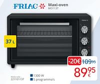 Friac maxi-oven mo1137-Friac