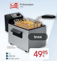 Promoties Fritel frituurpan a101 - Fritel - Geldig van 01/03/2024 tot 31/03/2024 bij Eldi