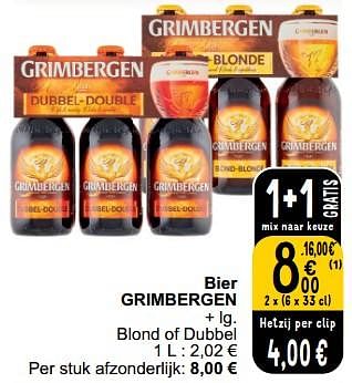 Promoties Bier grimbergen - Grimbergen - Geldig van 05/03/2024 tot 11/03/2024 bij Cora