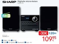 Sharp digitale micro-keten xl-b517d-Sharp