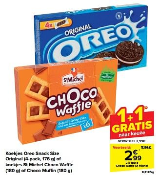 Promoties Choco waffle st michel - St Michel - Geldig van 05/03/2024 tot 12/03/2024 bij Carrefour