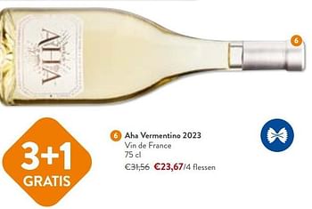 Promoties Aha vermentino 2023 vin de france - Witte wijnen - Geldig van 28/02/2024 tot 12/03/2024 bij OKay
