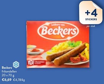 Promoties Beckers frikandellen - Beckers - Geldig van 28/02/2024 tot 12/03/2024 bij OKay