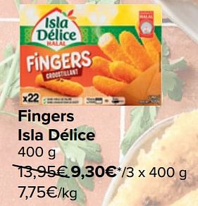 Promotions Fingers isla délice - Isla Delice - Valide de 28/02/2024 à 18/03/2024 chez Carrefour
