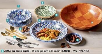 Promotions Jatte en terre cuite - Produit maison - Carrefour  - Valide de 28/02/2024 à 18/03/2024 chez Carrefour