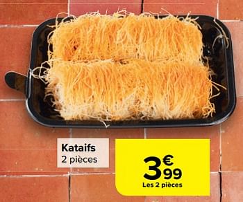Promotions Kataifs - Produit maison - Carrefour  - Valide de 28/02/2024 à 18/03/2024 chez Carrefour
