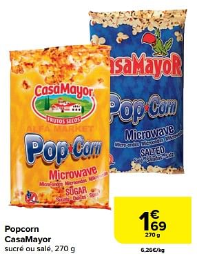 Promotions Popcorn casamayor - CasaMajor - Valide de 28/02/2024 à 18/03/2024 chez Carrefour