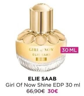 Promoties Elie saab girl of now shine edp - Elie Saab - Geldig van 04/03/2024 tot 31/03/2024 bij ICI PARIS XL