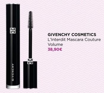 Promotions Givenchy cosmetics linterdit mascara couture volume - Givenchy - Valide de 04/03/2024 à 31/03/2024 chez ICI PARIS XL