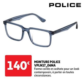 Promotions Monture police vpln17_06na - Police - Valide de 01/03/2024 à 30/03/2024 chez Auchan Ronq