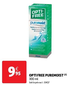 Promoties Opti free puremoist - Opti-Free - Geldig van 01/03/2024 tot 30/03/2024 bij Auchan