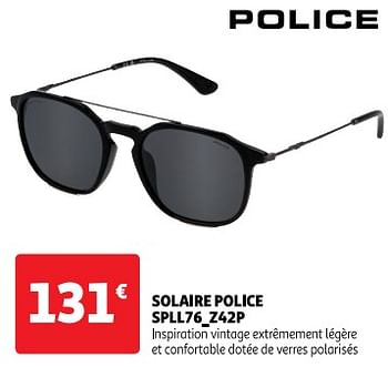 Promotions Solaire police spll76_z42p - Police - Valide de 01/03/2024 à 30/03/2024 chez Auchan Ronq