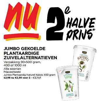 Promoties Jumbo plantaardig naturel kokos - Huismerk - Jumbo - Geldig van 06/03/2024 tot 12/03/2024 bij Jumbo