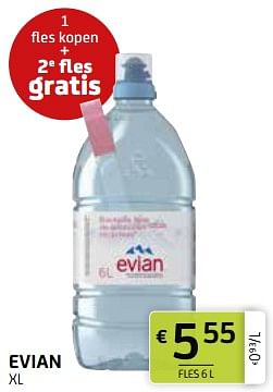 Promoties Evian xl - Evian - Geldig van 01/03/2024 tot 14/03/2024 bij BelBev