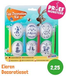 Promoties Eieren decoratieset - Huismerk - Lobbes - Geldig van 01/03/2024 tot 31/03/2024 bij Lobbes