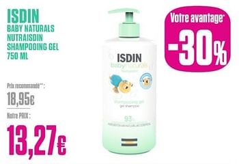 Promoties Isdin baby naturals nutraisdin shampoding gel - Isdin - Geldig van 26/02/2024 tot 31/03/2024 bij Medi-Market
