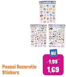 Promotions Paasei decoratie stickers - Produit Maison - Lobbes - Valide de 01/03/2024 à 31/03/2024 chez Lobbes
