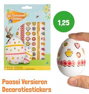 Promoties Paasei versieren decoratiestickers - Huismerk - Lobbes - Geldig van 01/03/2024 tot 31/03/2024 bij Lobbes
