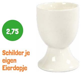 Promoties Schilder je eigen eierdopje - Huismerk - Lobbes - Geldig van 01/03/2024 tot 31/03/2024 bij Lobbes