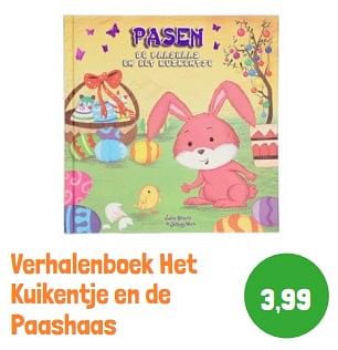 Promoties Verhalenboek het kuikentje en de paashaas - Huismerk - Lobbes - Geldig van 01/03/2024 tot 31/03/2024 bij Lobbes