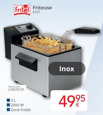 Promotions Fritel friteuse a101 - Fritel - Valide de 01/03/2024 à 31/03/2024 chez Eldi
