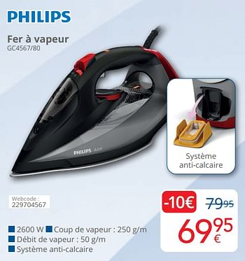 Promotions Philips fer à vapeur gc4567-80 - Philips - Valide de 01/03/2024 à 31/03/2024 chez Eldi