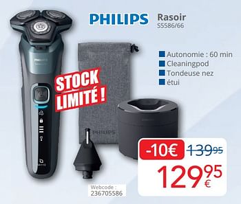 Promotions Philips rasoir s5586-66 - Philips - Valide de 01/03/2024 à 31/03/2024 chez Eldi