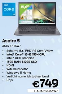 Acer aspire 5 a 515-57-56w7-Acer