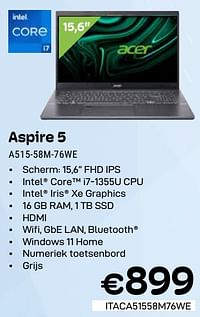 Acer aspire 5 a515-58m-76we-Acer