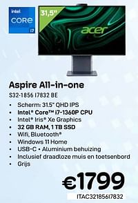 Acer aspire all-in-one s32-1856 i7832 be-Acer