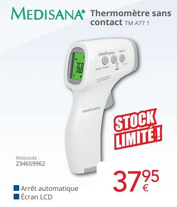 Promotions Medisana thermomètre sans contact tm a77 1 - Medisana - Valide de 01/03/2024 à 31/03/2024 chez Eldi