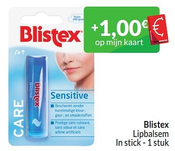 Promoties Blistex lipbalsem - Blistex - Geldig van 01/03/2024 tot 31/03/2024 bij Intermarche